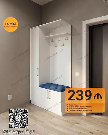 Dəhliz dolabı – La Mini (Laconic & Minimalism) - Komplekt: şkaf