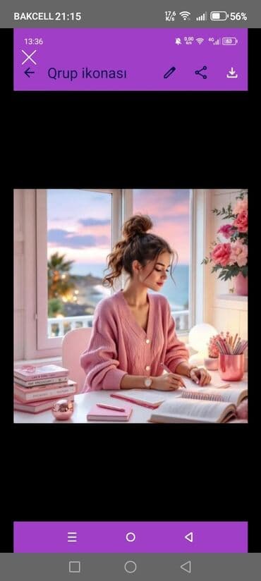 ищу работу садовник на дачу: Qrup ikonasının dizaynı Təsvir: - Qadın tematikalı, zərif və romantik — 1