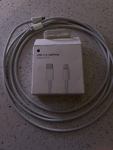 apple iphone 13: Apple USB‑C to Lightning kabeli – 2 metr - Rəsmiləşdirilmiş Apple — 3