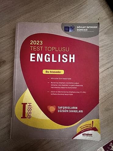 İngilis dili Testlər 11-ci sinif, DİM, 1-ci hissə, 2023 il