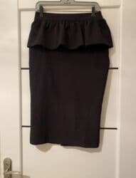 dəridən qadın ətəkləri: Midi Ətək, Dəri, L, XL — 12