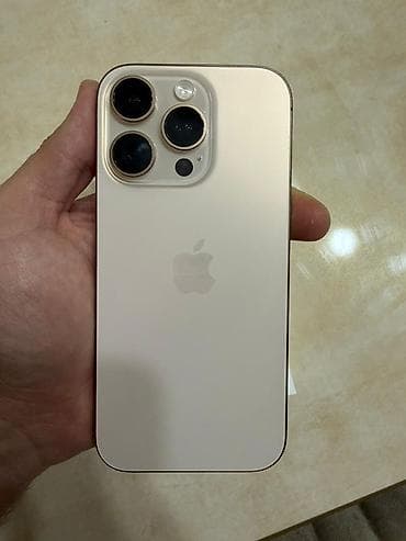 Məişət texnikası: IPhone 16 Pro, 128 GB, Qızılı, Face ID — 1