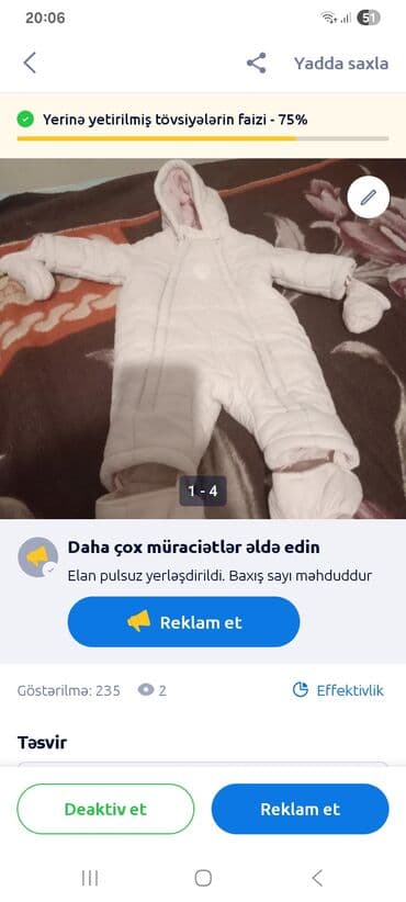 Üst geyimləri: Kombinezon, Qız üçün, 3 - 6 ay, Chicco — 4