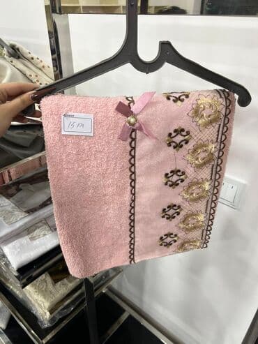 Mətbəx üçün rəng - Boz Pambıq Dəsmal — 3