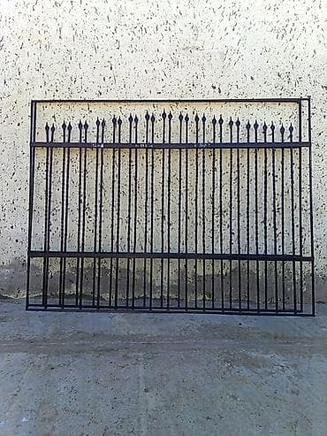 demir kuncluk: Metal barmaqlıq - Material: qaynaqla yığılmış dəmir profil. - Rəng — 1