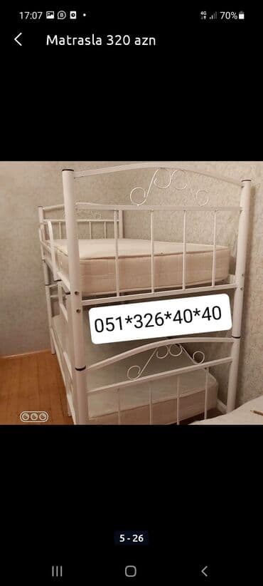 lavaş sexi: Oğlan və qız üçün, Yeni, Çarpayı, Matras ilə, Siyirməsiz — 10