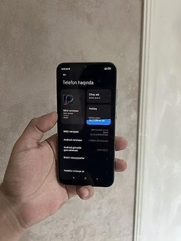 Kompüter, noutbuk və planşetlər: Redmi Note 8, 64 GB, rəng - Göy, Barmaq izi — 7
