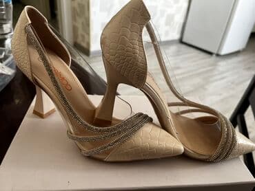 Tuflilər: Tuflilər, Derimod, Ölçü: 36, rəng - Bej, Yeni — 5