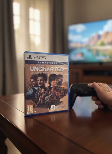 İdeal veziyyetde uncharted ps 5 diski satıram türk rus ve diger