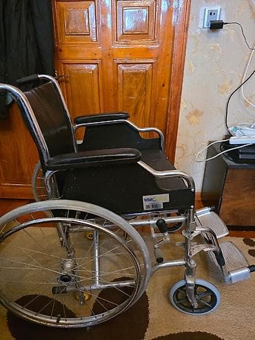 Xəstələr üçün unitazlar: Tualetli əlil arabası – manual, universal model - Çıxarıla bilən — 2