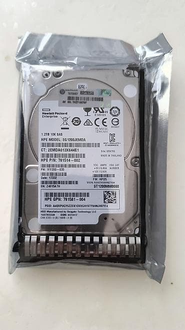 HPE 1.2TB 10K SAS server disk Məhsul təsviri: - Brend: Hewlett lalafo.az -da HPE 1.2TB 10K SAS server disk Məhsul təsviri: - Brend: Hewlett