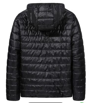 пандора баку каталог: Qara rəngli yüngül puf şişmə jaket - Material: parıltılı, suya — 3