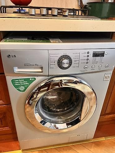 qapi icliyi: LG paltaryuyan maşın – önyükləməli, 6 kq tutumlu, Inverter Direct — 1