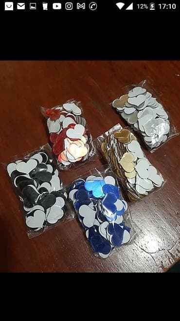 qaqa profil sekilleri: 100 ədəd packada. ölçü 2.5 x 2 sm. güzgülü effekt . arxasında öz — 5