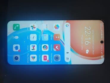 планшет для рисования: Honor X8, 128 GB, rəng - Qara, Barmaq izi — 5