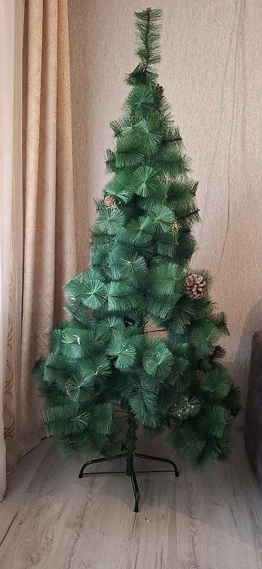 Yeni il ağacları: Süni şam ağacı – klassik “çam” modeli - Realistik iynəyarpaqlı — 1