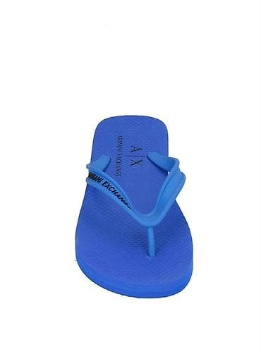 sandal: Armani Exchange kişi çimərlik şipiləri (flip-flop) - Rəng: parlaq — 1