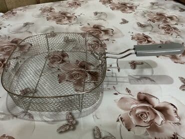 Müxtəlif qızartmaları yağda bişirmək üçün tutacaqlı sito(fritoz)