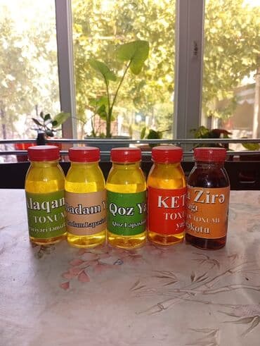 ağ çadır xaçmaz: Alaqanqal yagi 10 m qoz yağı 13 m fındıq yağı 12 m badam yağı 14 m — 1