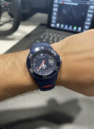 İşlənmiş, Qol saatı, BMW, rəng - Göy