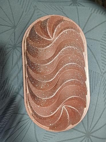 çuğun tava: Şirniyyət qəlibləri, rəng - Qızılı, Metal, Oval, 1 — 3