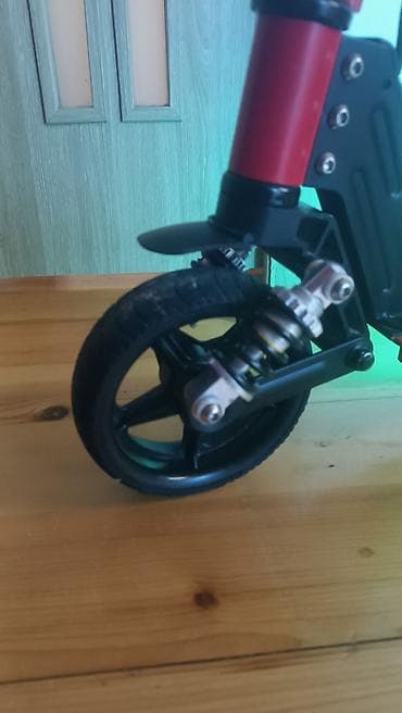 Elektrik nəqliyyatı: Elektrik skuter – LED işıqlı, amortizatorlu, displeyli - Güclü ön LED — 3