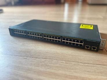 Ofis avadanlığı: Cisco Catalyst 2960 və Edge-Core ECS3510-28T Managed Network — 3