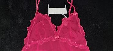 ev turnikleri: Qadın gecə kombinzonu (babydoll) və tanga dəsti Razmer XS - Rəng — 2