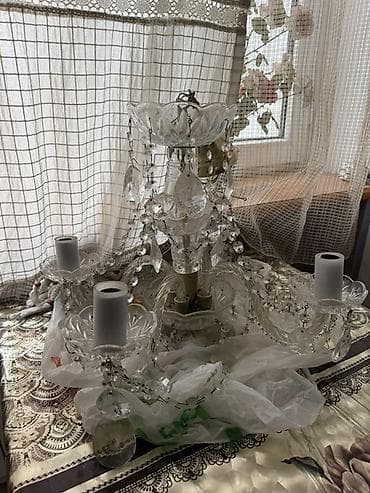 bez parca: Çılçıraq, 4 lampa, Şüşə — 2