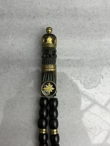 tesbeh satisi: Təmiz saf ebanit təsbəh satılır, özəl sifarişlə hazırlanıb çox baha — 5