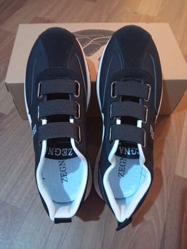 Səndəl və şəp-şüplər: Məhsul: ZEGNA kişi krossovkası. Yeni Alinib Geyinilmeyib Razmeri Uygun — 3