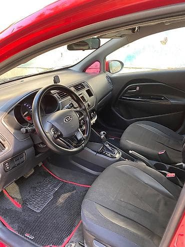 bmw e 39: Kia Rio sedan – qırmızı rəng - Kuzov: 4 qapılı sedan, parlaq qırmızı — 10