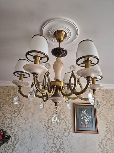 samdamlar: Çılçıraq, 6 lampa, Metal — 1
