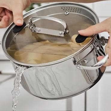 Посуда для готовки: Кастрюля, цвет - Серебристый, Нержавеющая сталь, Karaca — 3