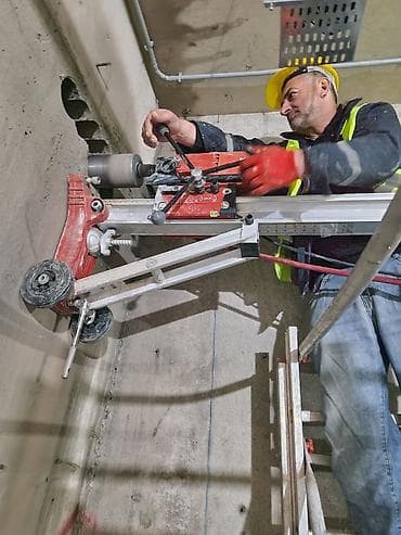 temiri: Beton deşmə və kəsim xidməti – Hilti DD 200 karot qurğusu ilə Təsvir — 4