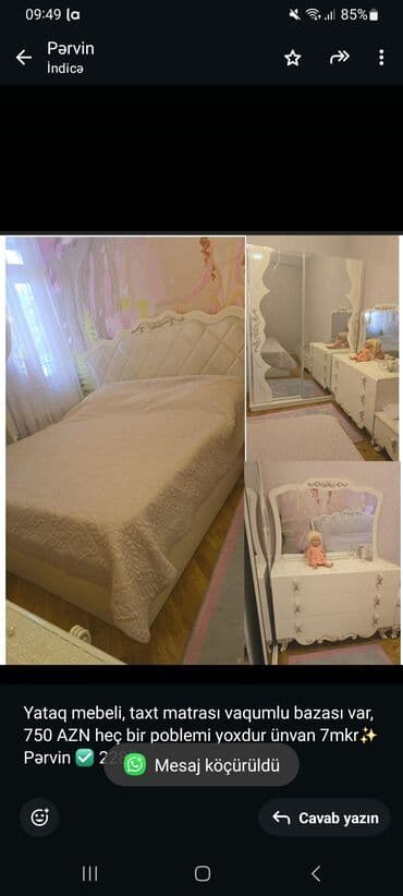 ışkaf: İkinəfərlik çarpayı, Dolab — 1