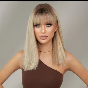 sac rəngi: Parik, Süni — 8