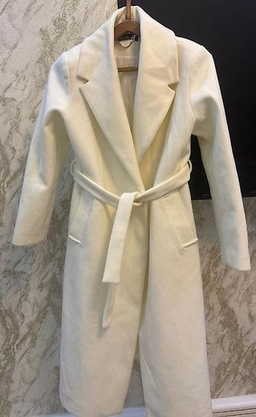 plaş modelleri 2022: NÖMRƏ(0507684805)Ağ rəngli qadın palto - Klassik dizayn: geniş — 1