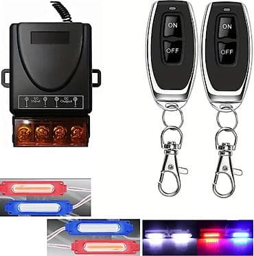 2 kanallı simsiz rele dəsti – LED işıqlar və digər DC yüklər üçün — 3