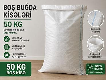 Boş Buğda Kisələri – 500 ədəd Təmiz və səliqəli boş buğda kisələri — 1