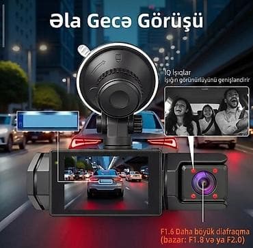 limitsiz data kart: FOXGOD avtomobil ikili kamera sistemi Xüsusiyyətlər: - İkili kamera — 5