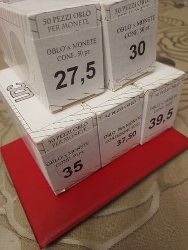 Daraq panellər: Məhsul: Sikkə kapsulu/kağız holderləri (OBLÒ x MONETE) – 50 ədədlik — 1