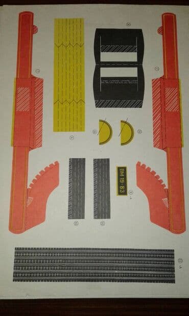 metbex tavan modelleri: Sovet istehsalı olan avtomobil modelin kartondan və kağızdan — 2