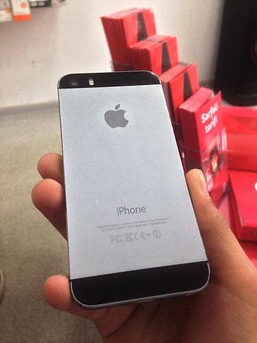 iphone 5s batarya: IPhone 5, 16 GB, Black Titanium, Barmaq izi — 7