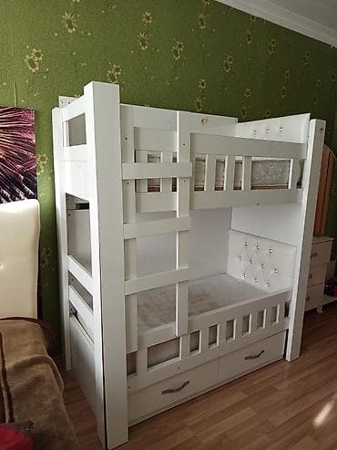 Oğlan və qız üçün, Çarpayı, Matrassız, Siyirməli, Laminat — 1