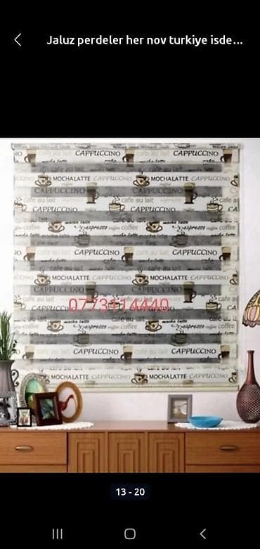 perde dekor: Jalüz pərdələr – ev və ofislər üçün geniş seçim - Modellər — 1