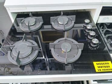 yemək bişirən: Plitə Qazlı, Quraşdırılan, 4 gözlü, Yeni — 1