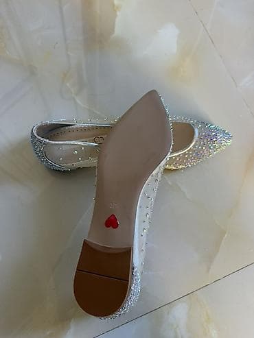 baletka: Baletkalar, Ölçü: 37, rəng - Gümüşü, Yeni — 2