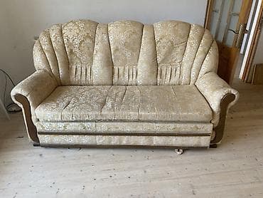 Klassik üslubda yumşaq mebel dəsti - 3 nəfərlik divan: Yüksək bel — 1