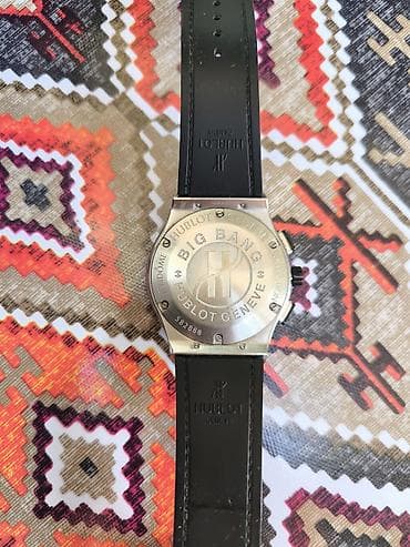 lalafo saatlar: İşlənmiş, Qol saatı, Hublot, rəng - Qara — 2